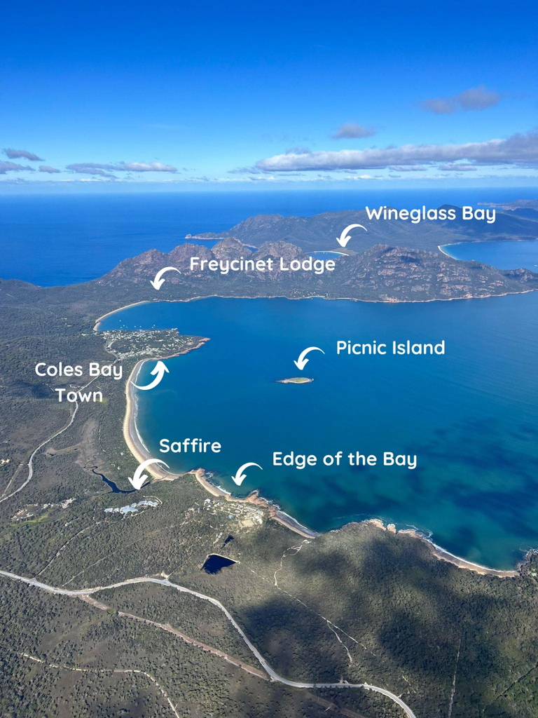 Picnic Island, Freycinet, Tasmania.